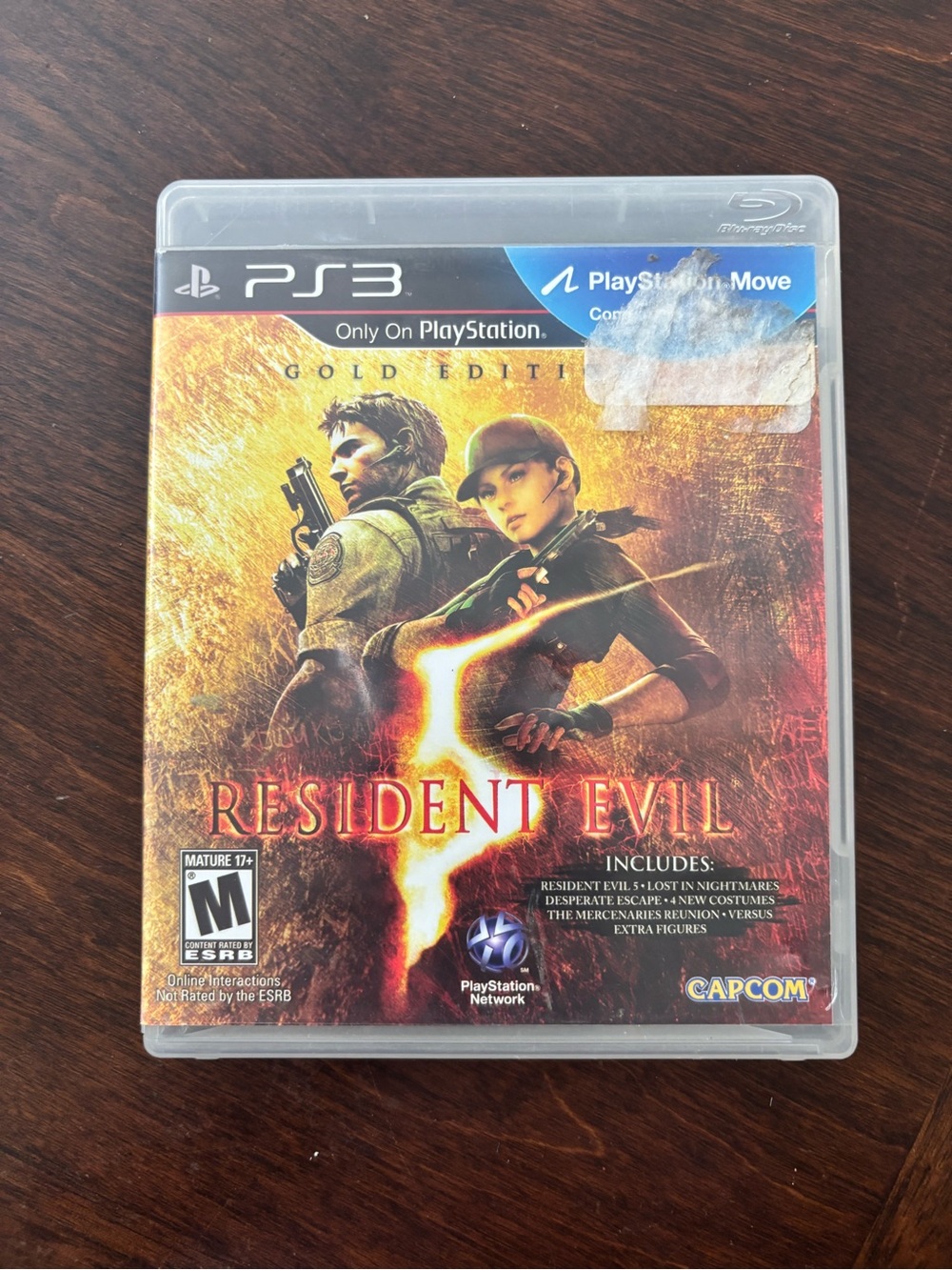 Sony PS3 Resident Evil 5 Gold Edition - Red, Gold